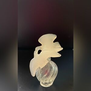 Vintage Nina Ricci L'Air du Temps Eau de Parfum Double Dove Frosted Empty Bottle